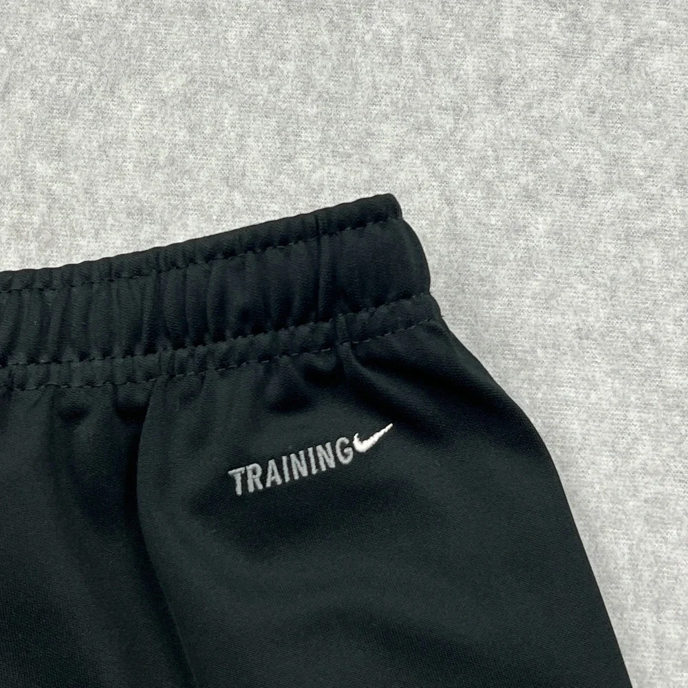 Nike‎ Track Pants Men's Medium Black Warm Up Lined Ankle Zip Gym Training Retro